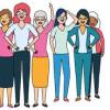groupe de femmes