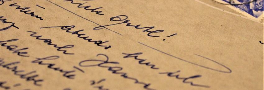 Une lettre manuscrite